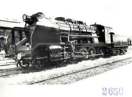 Locomotora de vapor tipo 240 nº 1802, construida en 1947 por la Maquinista Terrestre y Marítima (...