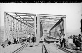 Puente de Guarrizas I, de dos tramos, en el km 283,743 de la línea de Manzanares a Córdoba, dentr...