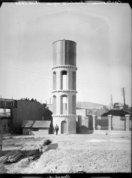 Depósito de agua en la estación de Cartagena de la línea de Chinchilla a Cartagena