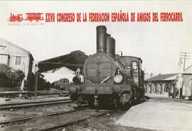 Locomotora RENFE 040-2100 en la estación de Zaragoza - Arrabal
