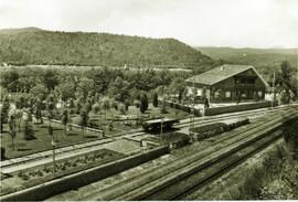 Viviendas de personal ferroviario en Mataró, pertenecientes al proyecto de electrificación del &q...