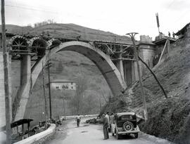 Viaducto de Casorvida en el km 88,759 de la línea de León a Gijón