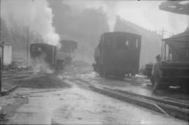 Zona de muelles de la estación de La Florida de los Ferrocarriles de Langreo (Gijón a Sama de Lan...