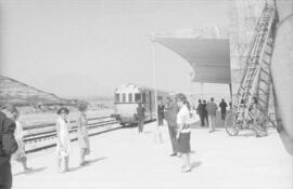 Visita de miembros de la Asociación de Amigos del Ferrocarril (AAF) a los enlaces ferroviarios de...