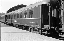 Coche cama de 1ª clase AAWL 1032 de la serie AAWL 1031 a 1033 de RENFE, ex Central de Aragón AVC ...