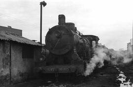 Locomotora de vapor 040 - 2453 de la serie 040 - 2401 a 2434 y 040 - 2441 a 2463 de RENFE, ex MZA...