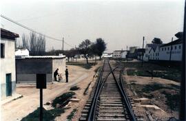 TÍTULO DEL ÁLBUM: [Fotografías de la línea cerrada al tráfico de viajeros de Villacañas a Quintan...