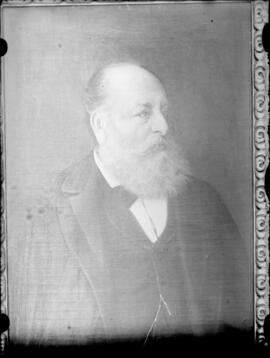 Retrato de D. Ignacio Bauer. Expuesto en la sala de retratos del Palacio de Fernán Nuñez.