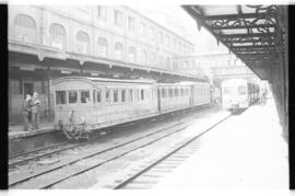Coches del Fc. Vasco-Asturiano en el Tren especial para la Asociación de Amigos del Ferrocarril e...