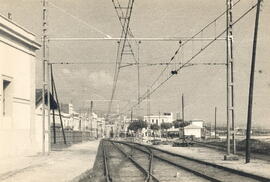 Electrificación de la estación de Mataró en el trayecto de Barcelona-Mataró