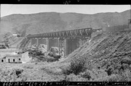 Reconstrucción del puente de la Riera de Colera, en el km 267,422 de la línea de Tarragona a Barc...