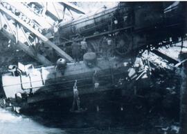 Accidente ocurrido en día 17 de noviembre de 1950 en la línea de León a Gijón, concretamente a la...
