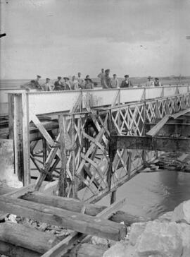 Puente sobre el río Manzanares, en el km 6,400 de la línea de Madrid a Alicante