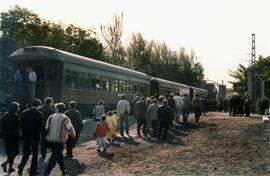 Antigua estación de Delicias - Empalme con el Tren de la Fresa del Museo del Ferrocarril de Madri...