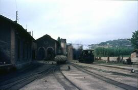 Locomotora de vapor nº 6 del Ferrocarril San Feliu de Guixol a Gerona (SFG), con rodaje 031 T y f...