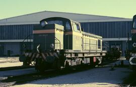 Locomotora diésel - eléctricas 307 - 005 - 9 de la serie 307 - 001 a 010 de RENFE, (ex 10705) de ...