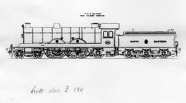 Gráficos de locomotoras de vapor / material rodante