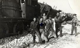 Descarrilamiento de un tren de mercancías en la estación de Escombreras