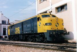 Locomotora diésel - eléctrica 316 - 001 - 7 de la serie 316 - 001 a 017 de RENFE, ex 1601, fabric...