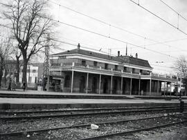 Estación de Pozuelo de la línea de Madrid a Irún
