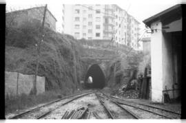 Túnel junto a los talleres de la estación de Rentería