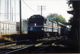 Tren especial de viajeros, circulando por la línea BNSF-CN, desde Aurora a Portage (Illinois)