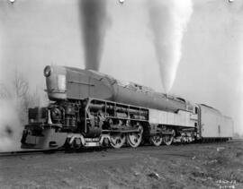 Prototipo 6110 de T1 de locomotora de vapor para Pennsylvania Railroad en 1942 por la fábica de B...