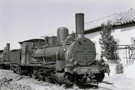 Locomotora de vapor RENFE 040 - 2051, ex MZA nº 535, fabricada por Schneider et Cie en 1866 con n...