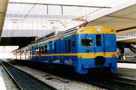Unidades eléctricas serie 439 construidas por la Compañia Auxiliar de Ferrocarriles (CAF), CENEME...