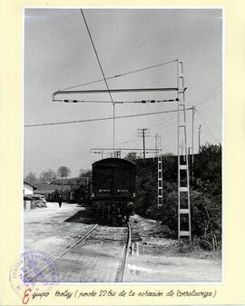 Equipo troley (poste 22 bis de la estación de Torrelavega)