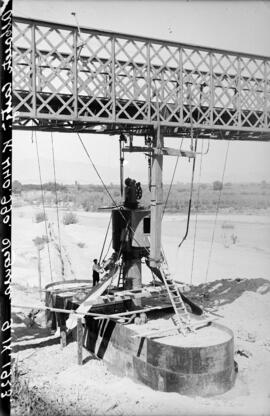 Puente sobre el río Segura, en el km 440,990 de la línea Chinchilla-Cartagena.