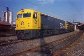 Locomotora diésel - eléctrica 321 - 054 - 9 de la serie 321 - 001 a 080 de RENFE, ex 2154 de la s...