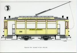 
Tranvía tipo "Delmez" N. 391. Año 1921
