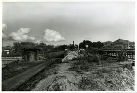 Puente sobre el río Tordera, denominado Riera de Tordera, en el km 59,183 de la línea de Barcelon...