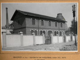 Depósito de máquinas, casa del jefe y oficinas de Madrid - Príncipe Pío