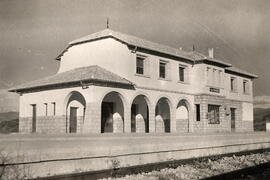 Estación de Palau - Puigcercos, en el km 73 de la línea