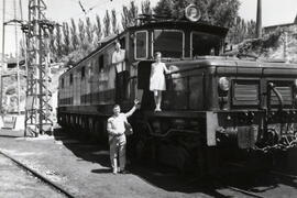 Locomotora eléctrica 7503 de la serie 7501 a 7512 de RENFE, luego renumerada como serie 275 - 001...