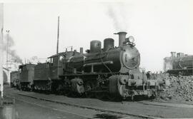 Locomotora de vapor 060 - 4008 de RENFE (serie RENFE 060-4001 a 060-4009, ex. CA 61 - 69) y fabri...