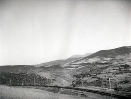 Vía entre los km 209 y 210 de la línea de Palencia a la Coruña, a la altura de la pedanía de Brañ...