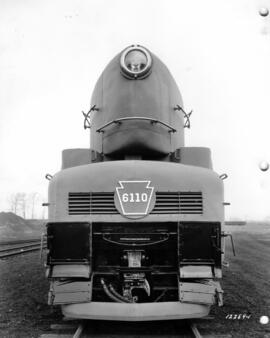 Prototipo 6110 de T1 de locomotora de vapor para Pennsylvania Railroad en 1942 por la fábica de B...