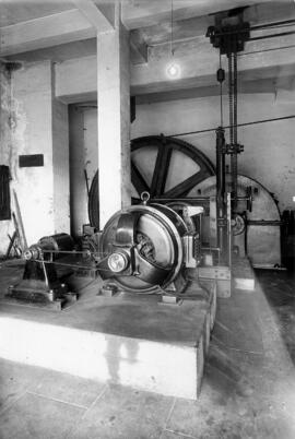 Sala de máquinas de la estación superior del Funicular de La Reineta o Larreineta, que fue admini...