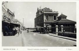 Estación de Premiá de Mar de la línea de Barcelona a la Frontera