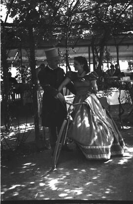 Viaje a Aranjuez del Tren del Centenario del Ferrocarril en España 1848-1948