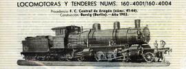 Locomotora de vapor 160 - 4001 a 4004 de Renfe
