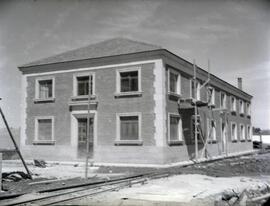Talleres de Material Fijo de la estación de Valladolid - Campo Grande de la línea de Madrid a Irún