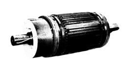 Inducido de la dinamo de carga de batería de un automotor