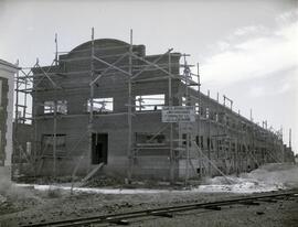 Talleres de Material Fijo de la estación de Valladolid - Campo Grande de la línea de Madrid a Irún