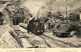 Boca del túnel de Somport en Canfranc