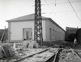 Estación de Ávila. Obras de reacondicionamiento del muelle