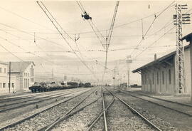 Electrificación de la estación de Mataró en el trayecto de Barcelona-Mataró